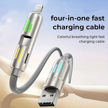 240W 4-in-1 USB-C Fast Charging Cable